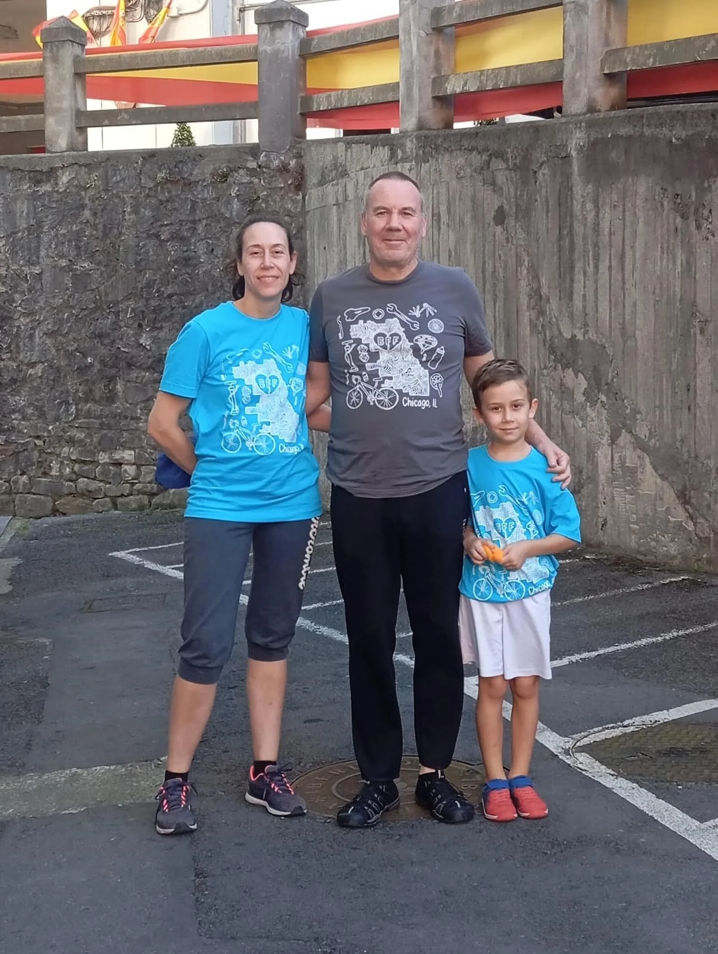 BFFBIKES represented by my brother in law and family all the way in Basque Country Spain!!! If you want your own BFF t-shirt head to our website!!! Or call the store!