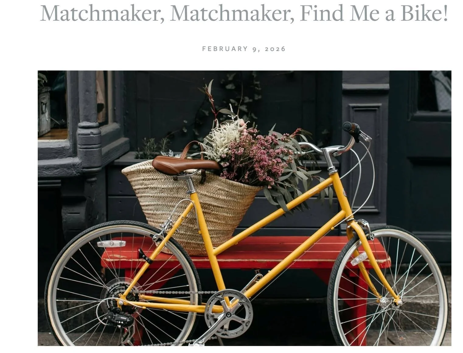 Looking to be matched to the perfect bike for you?  Check out our recent blog with available models and styles to make all your dreams come true!!! 

Link in bio