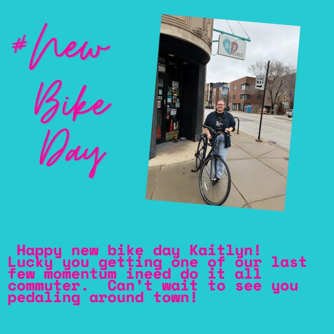 HAPPY NEW BIKE DAY!

#WomenOwnedBikeShop #CyclingCommunity #buywhereyouride #newbikeday