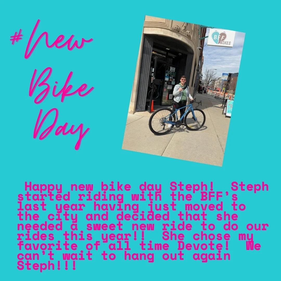 HAPPY NEW BIKE DAY STEPH!!! The Liv Devote is truly the go anywhere do anything bike! 

@livcyclingusa 

 #shopsmallbusiness #BikeFriendsForever #newbikeday