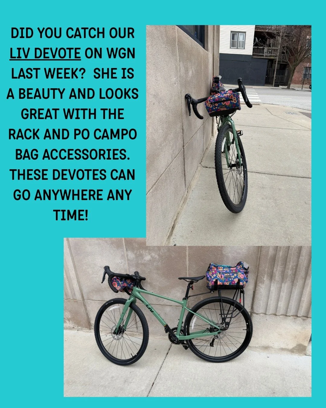 These Devote's truly are the go anywhere any time kind of bike and when you pair it with these @pocampobags  you really can go anywhere!  Want to know more hit the button below!

@livcyclingusa 

#womenownedbusiness #BikeFriendsForever #shopsmallbusi