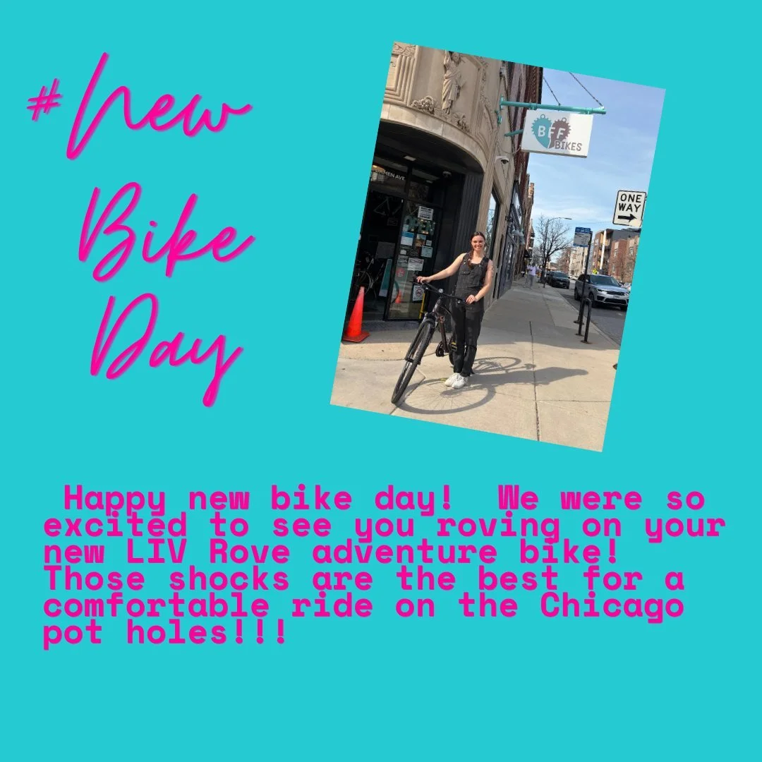 HAPPY NEW BIKE DAY!!! 

@livcyclingusa 

#BikeFriendsForever #shopsmallbusiness #newbikeday #womenownedbusiness