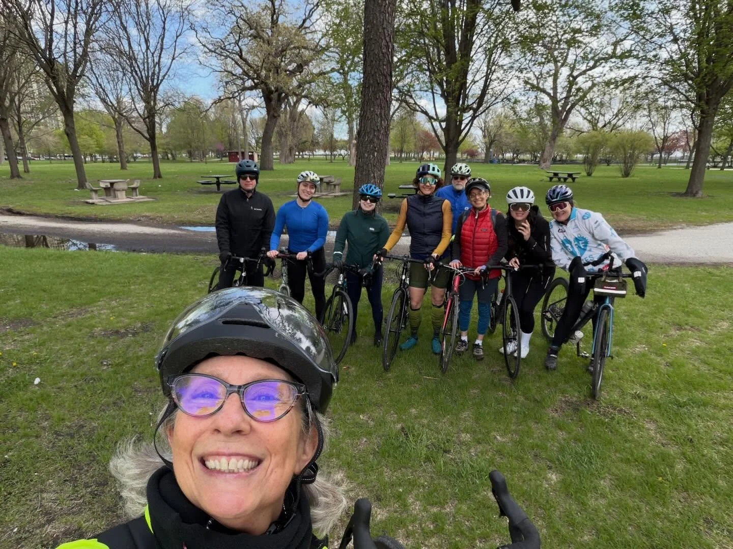 What an amazing day fora nice ride with nice people!!! Even if the blossoms were gone!!!