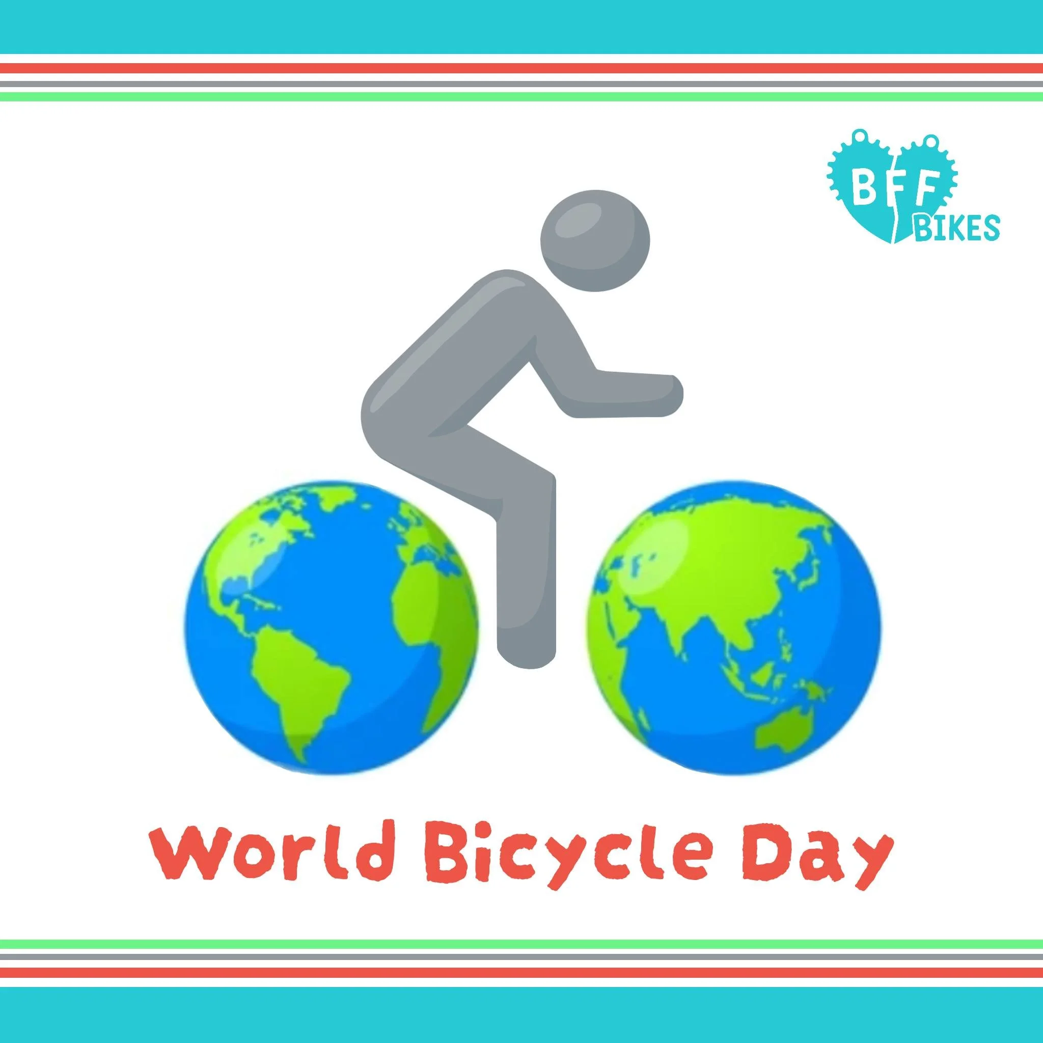 Happy World Bicycle Day everyone!

Since 2018 the United Nations has observed World Bicycle Day. Annually on June 3rd we celebrate and advocate for cycling&rsquo;s healthy, affordable and environmentally friendly nature. A form of transportation that