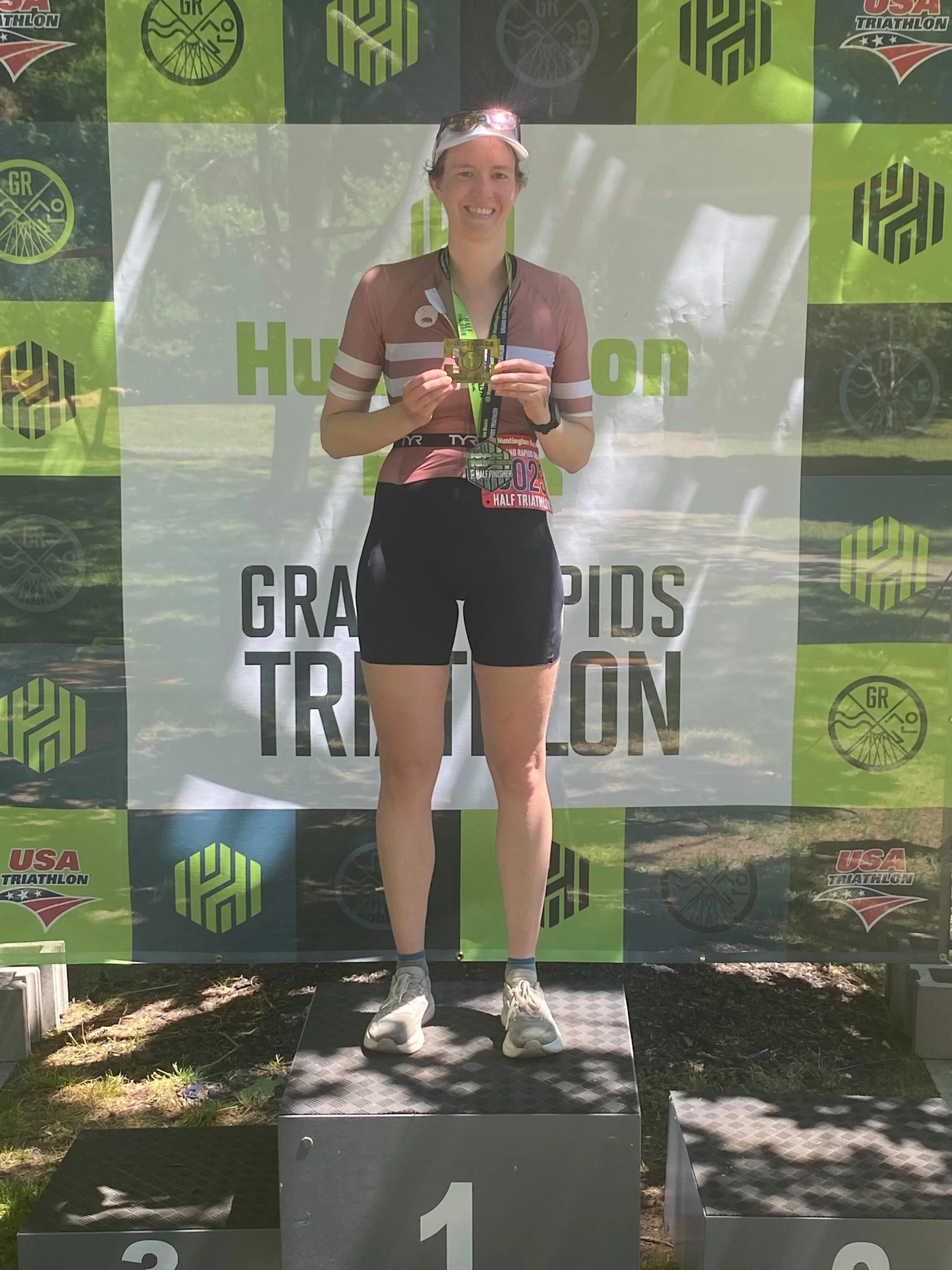 Congratulations to our favorite customer and shop ambassador @anbryson for coming in 1st in her age group and 4th woman overall at the Grand Rapids half Ironman today!!! We couldn&rsquo;t be more proud!!!