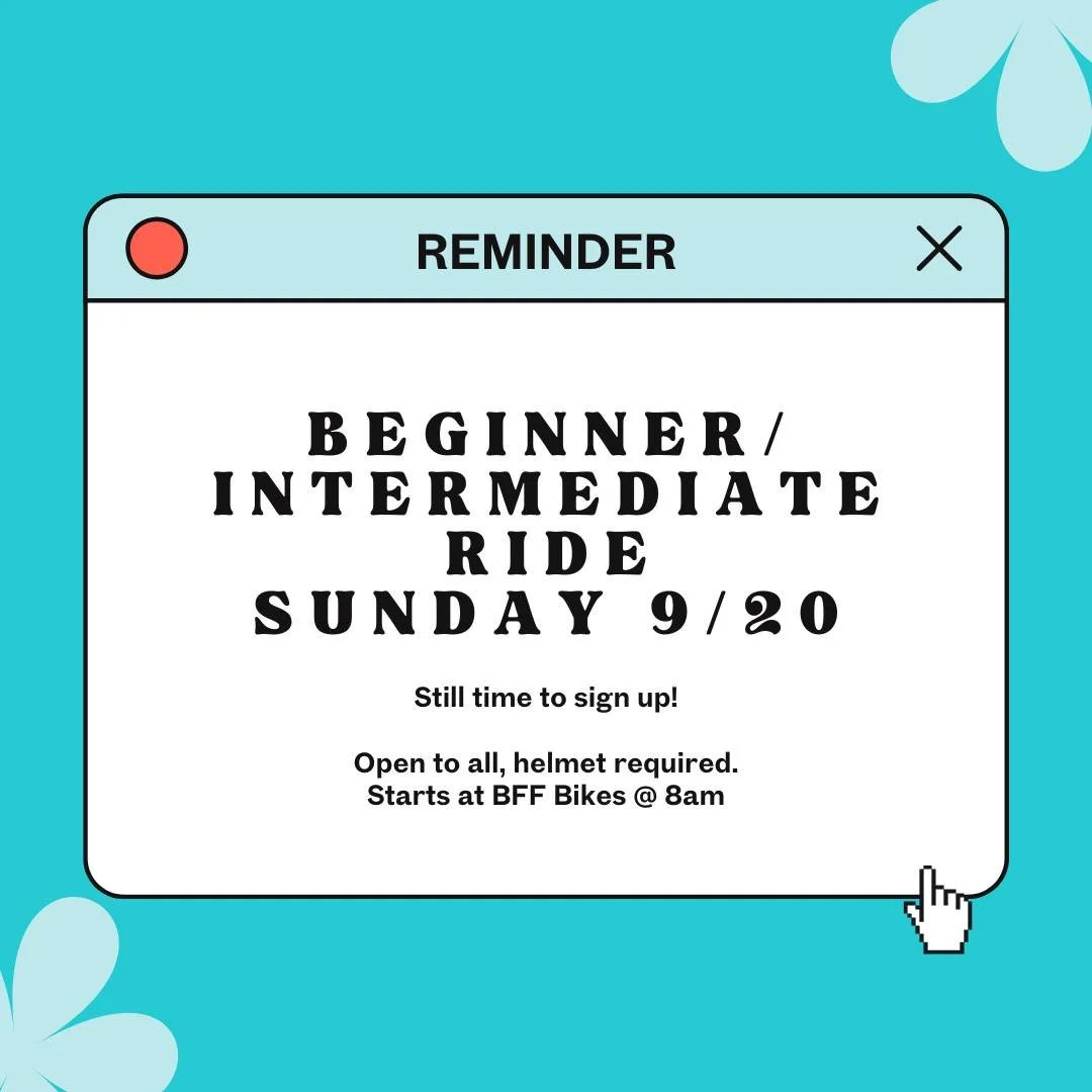 Ride reminder! This Sunday, 9/20 (weather permitting) we'll be heading down to Catacomb Cafe in Bridgeport for our coffee stop. 

Remember to RSVP via the BFF website. We roll out from BFF Bikes at 8am. Helmet required! This is a no drop ride, so eve