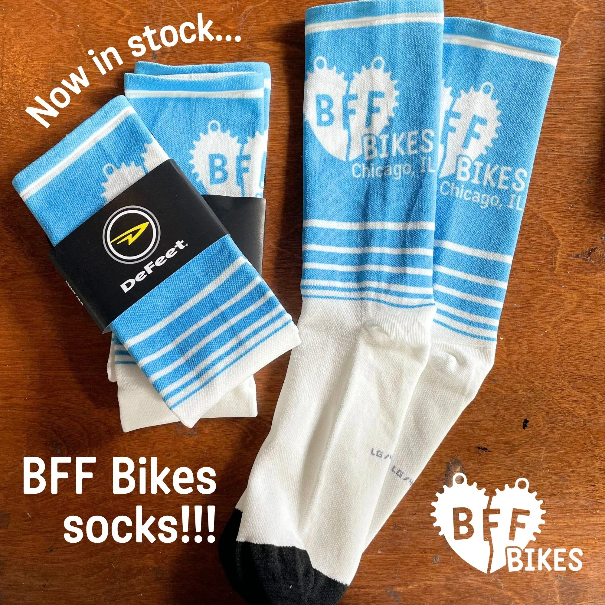 New in stock, the BFF sock!
Come on by for a pair!!!