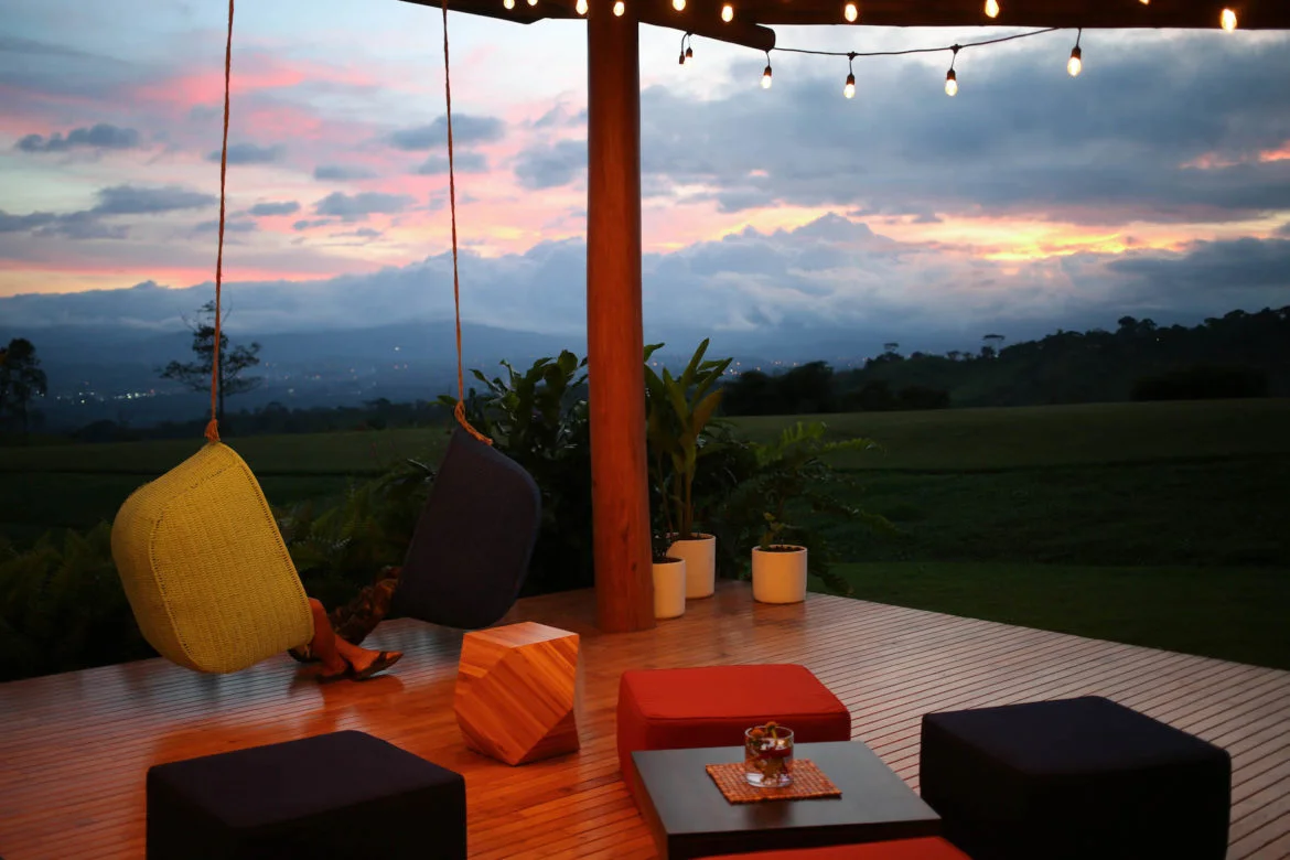 View from Casa Bulu at Kinkára, Costa Rica - A Lucky Find Partner Property.