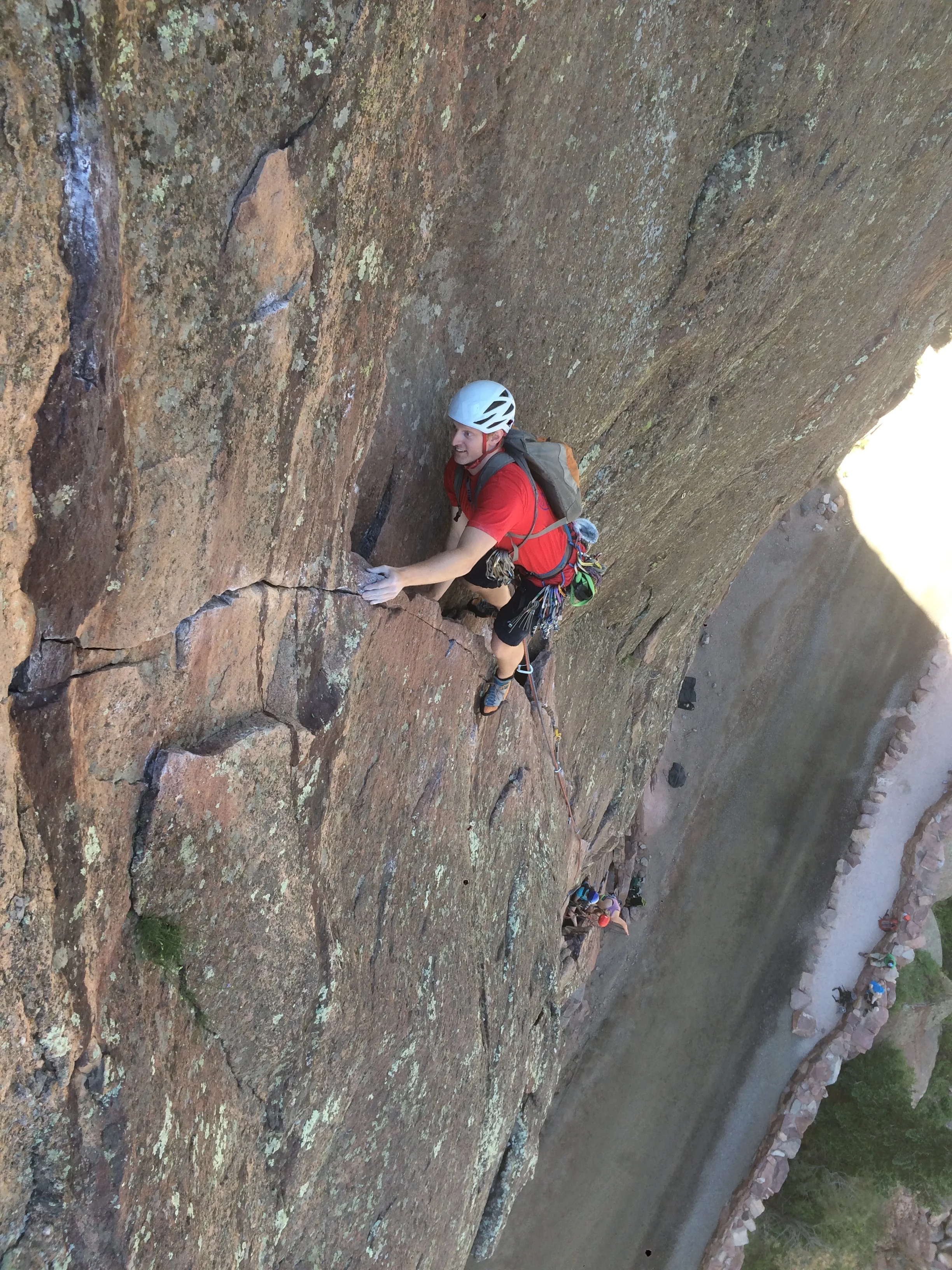  Eldo provides cracks of all shapes and sizes for plenty of gear placing learning opportunities.&nbsp; 