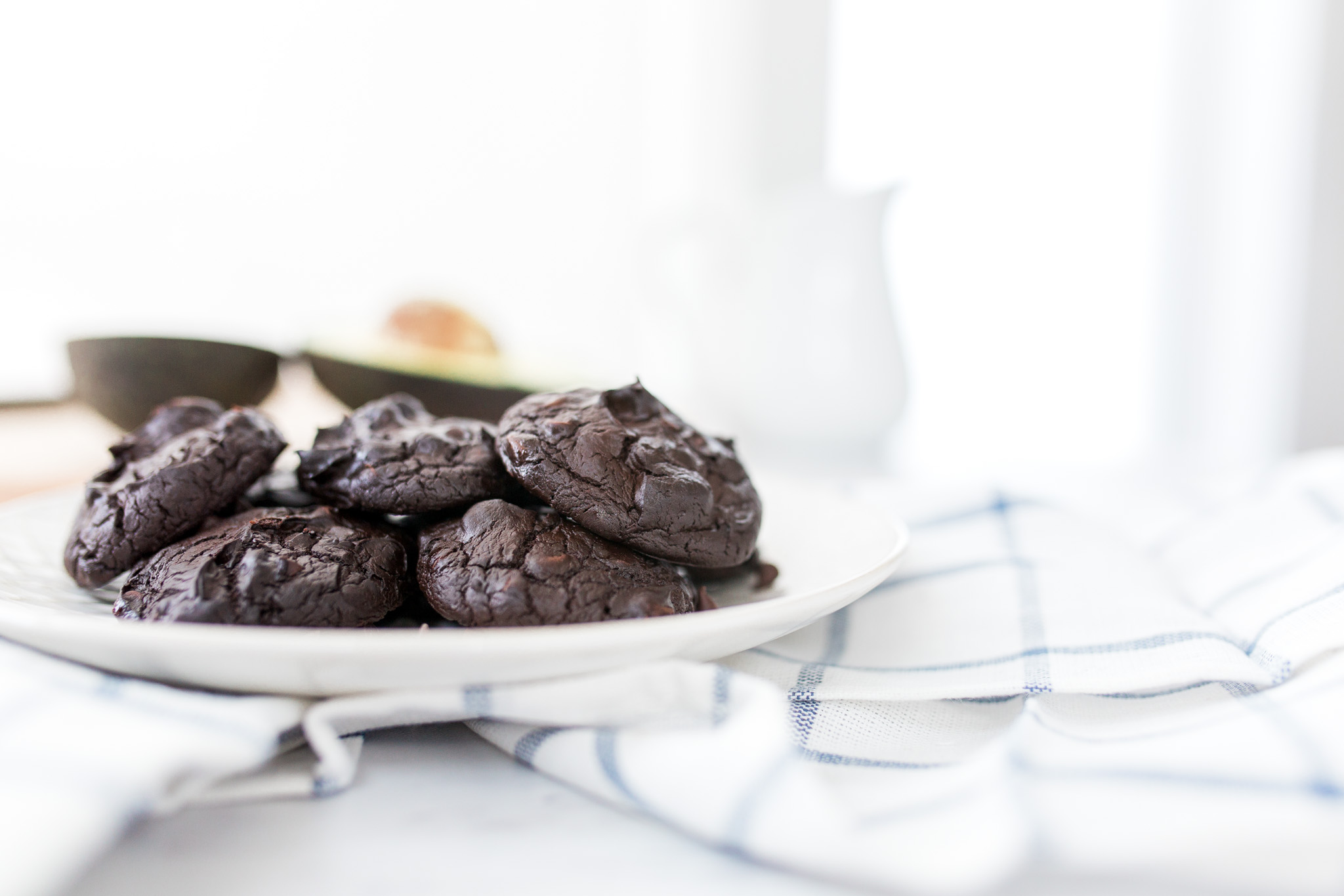 Dark Chocolate Brownie Cookies with Avocado Recipe