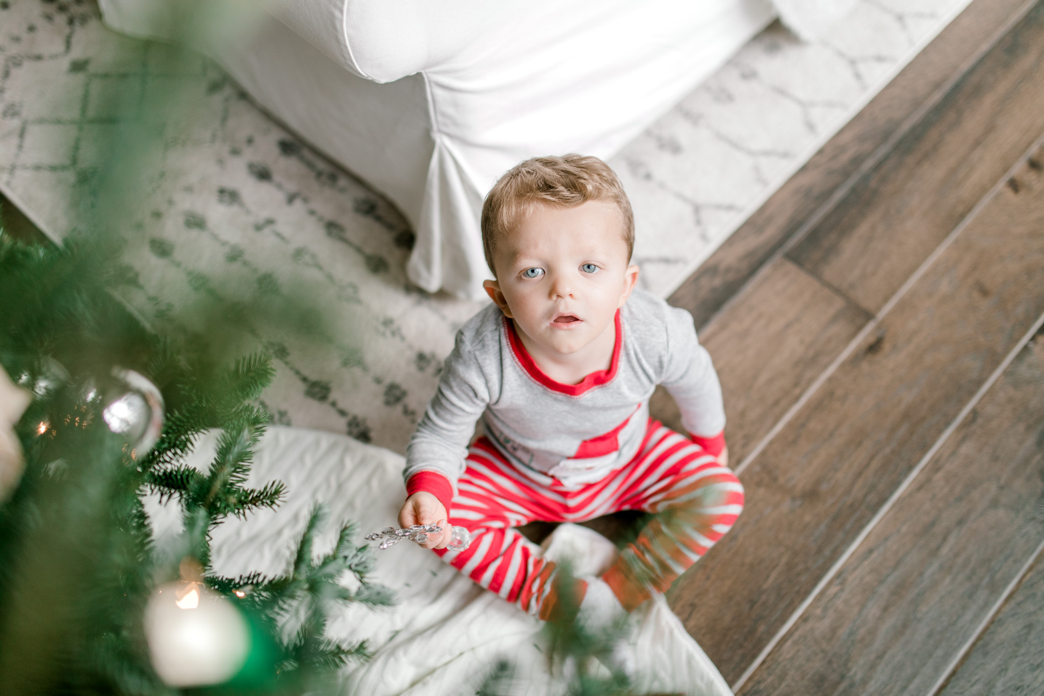 My Home for the Holiday's | Minimalism | Christmas Decor | Pottery Barn Christmas | 3 Year old Boy + Santa PJ's