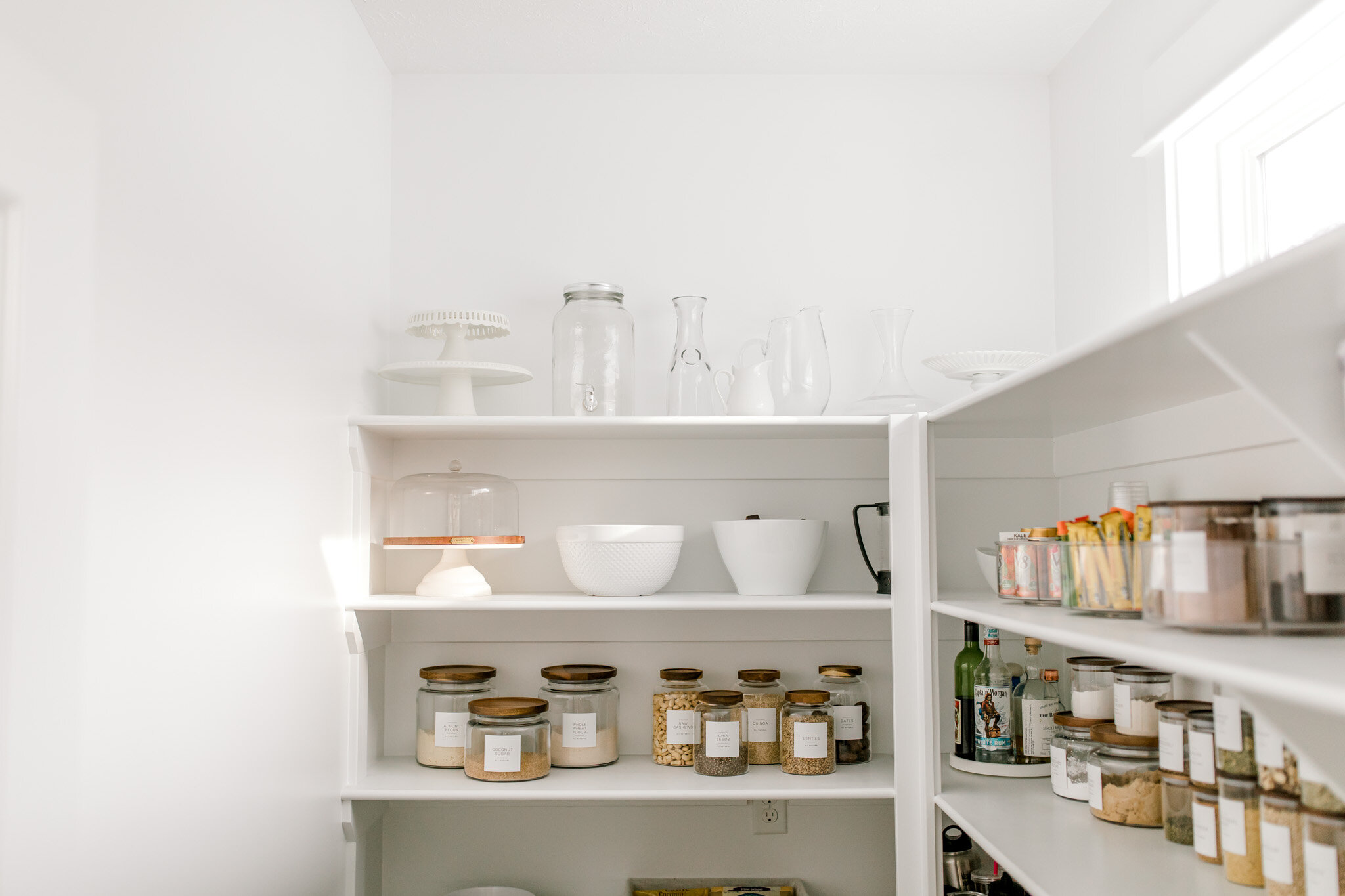 Plant-Based Pantry Makeover | Decanting &amp; Organizing the Pantry | Walk-in Pantry Organization | Vegan Pantry