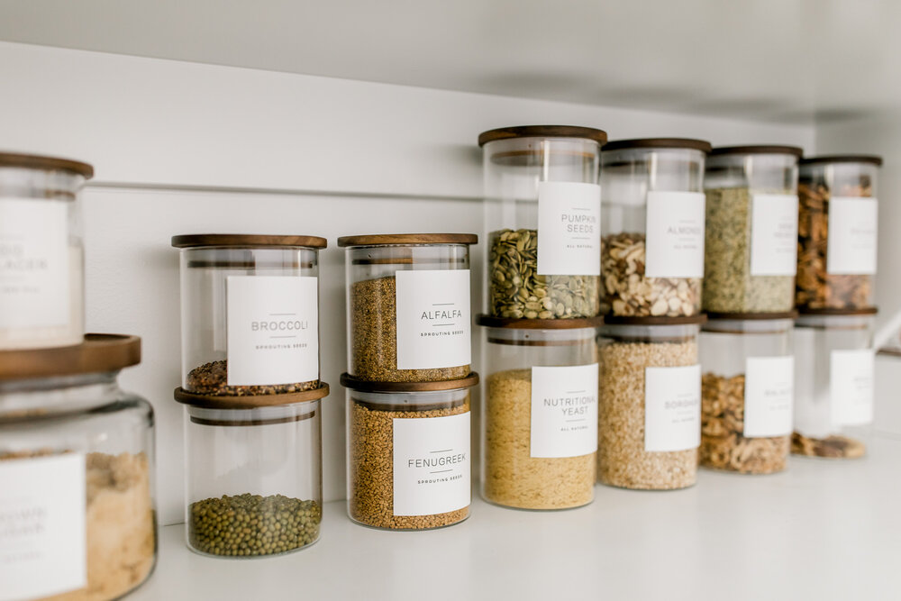 Plant-Based Pantry Makeover | Decanting &amp; Organizing the Pantry | Walk-in Pantry Organization | Vegan Pantry