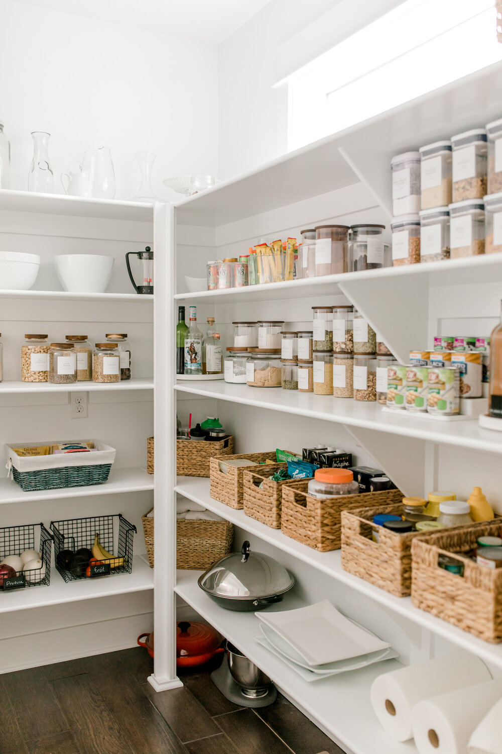 Plant-Based Pantry Makeover | Decanting &amp; Organizing the Pantry | Walk-in Pantry Organization | Vegan Pantry