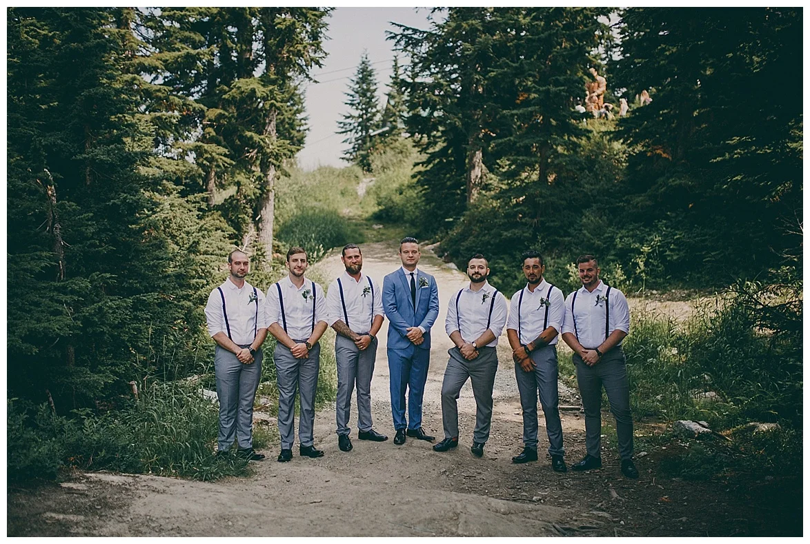 wedding photography at grouse mountain