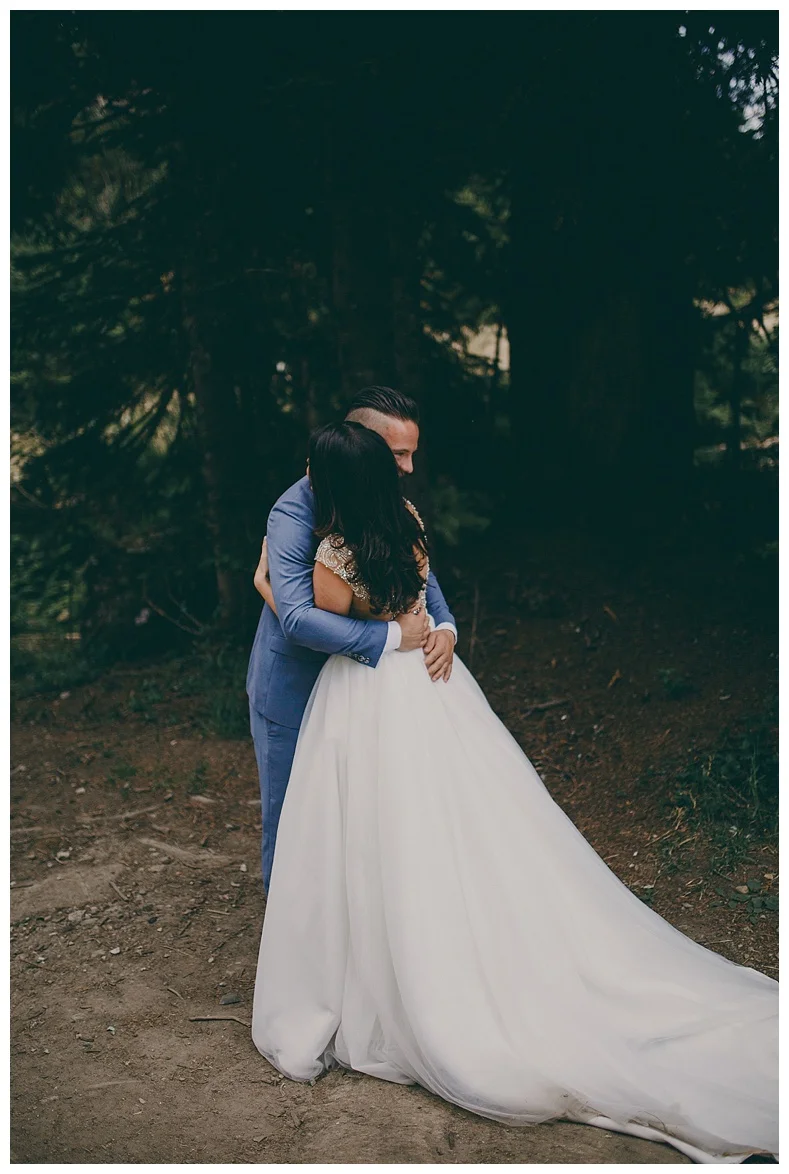 wedding photography at grouse mountain