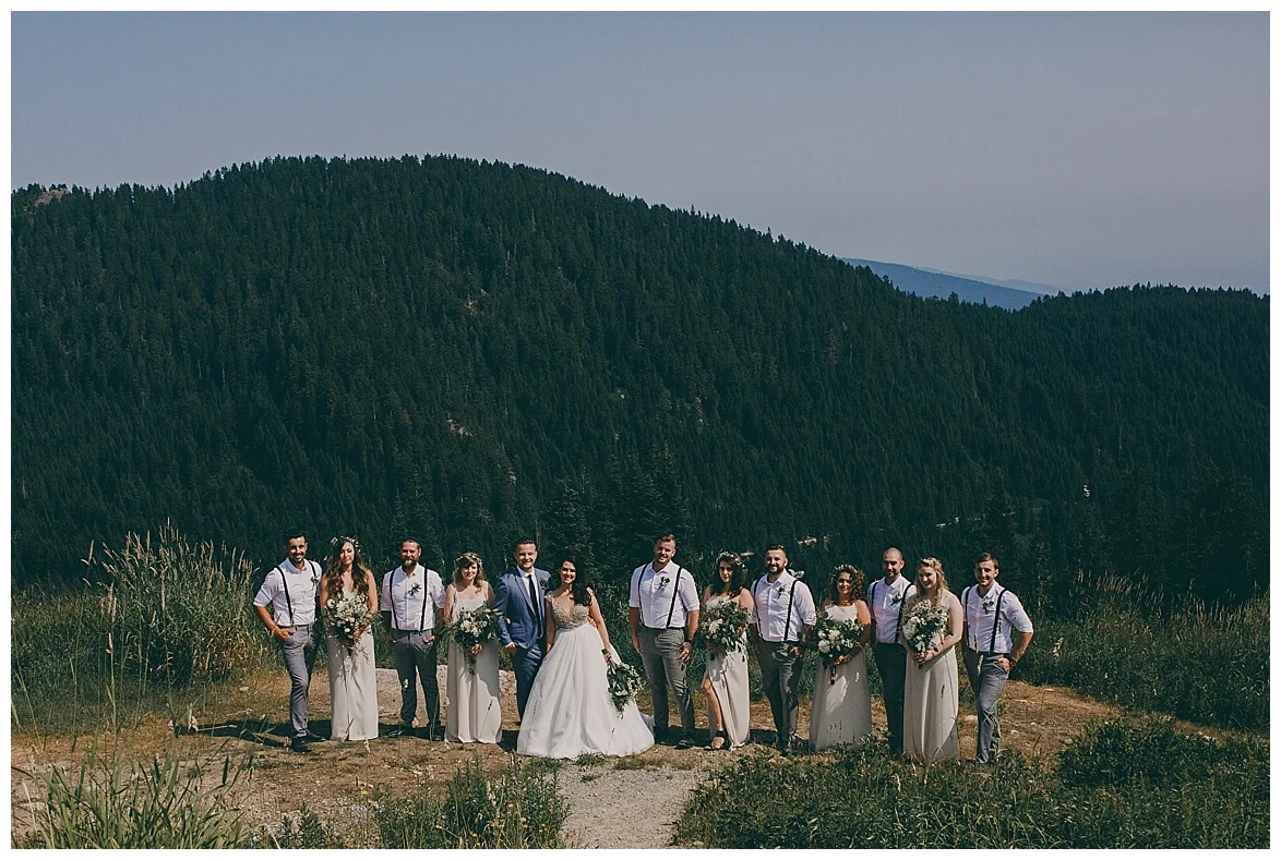 wedding photography at grouse mountain