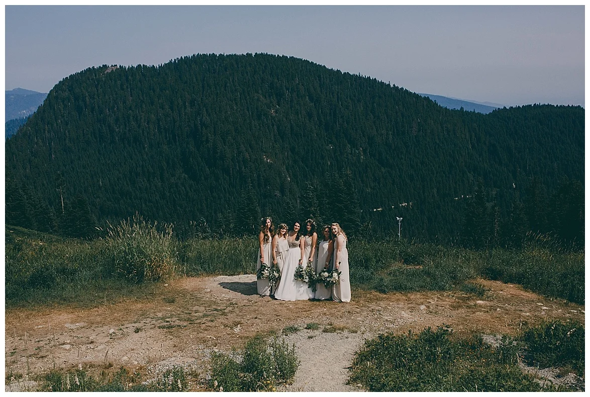 wedding photography at grouse mountain