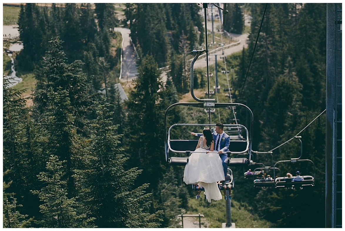 wedding photography at grouse mountain