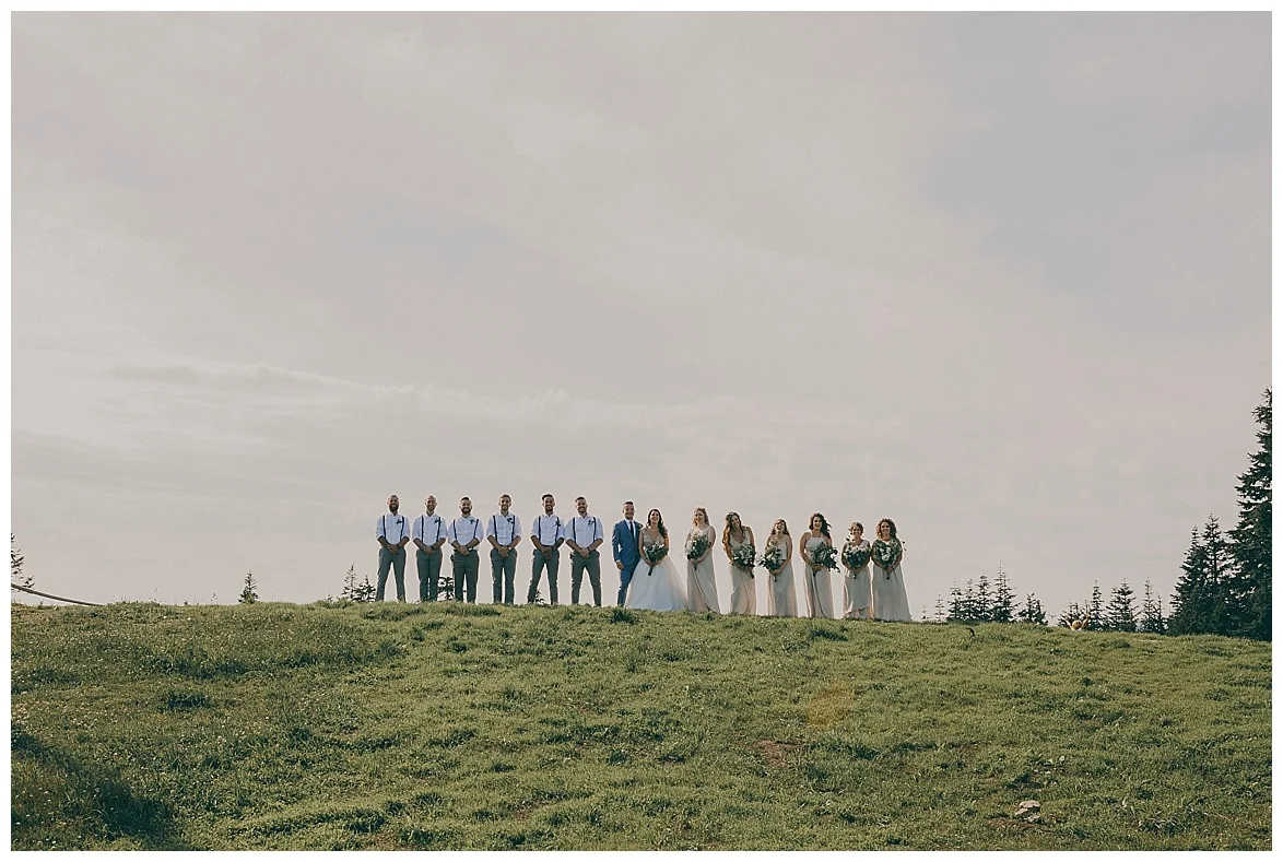 wedding photography at grouse mountain