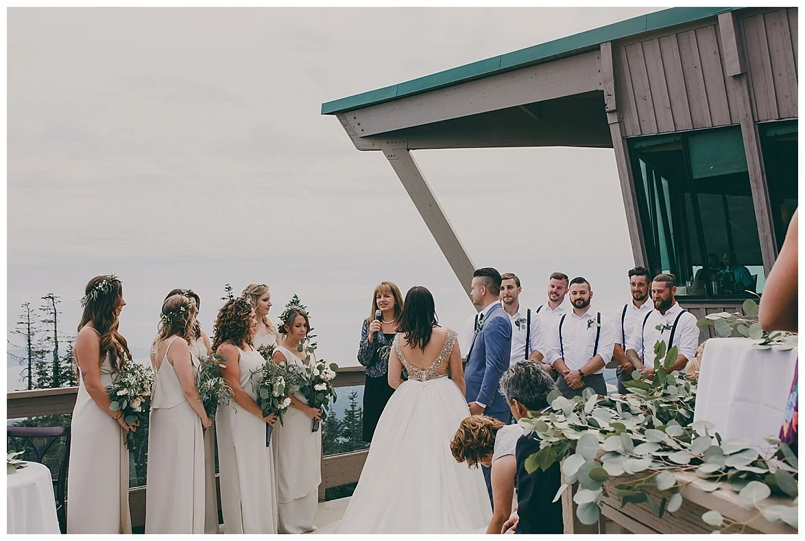 wedding photography at grouse mountain