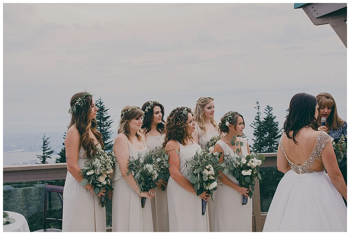wedding photography at grouse mountain