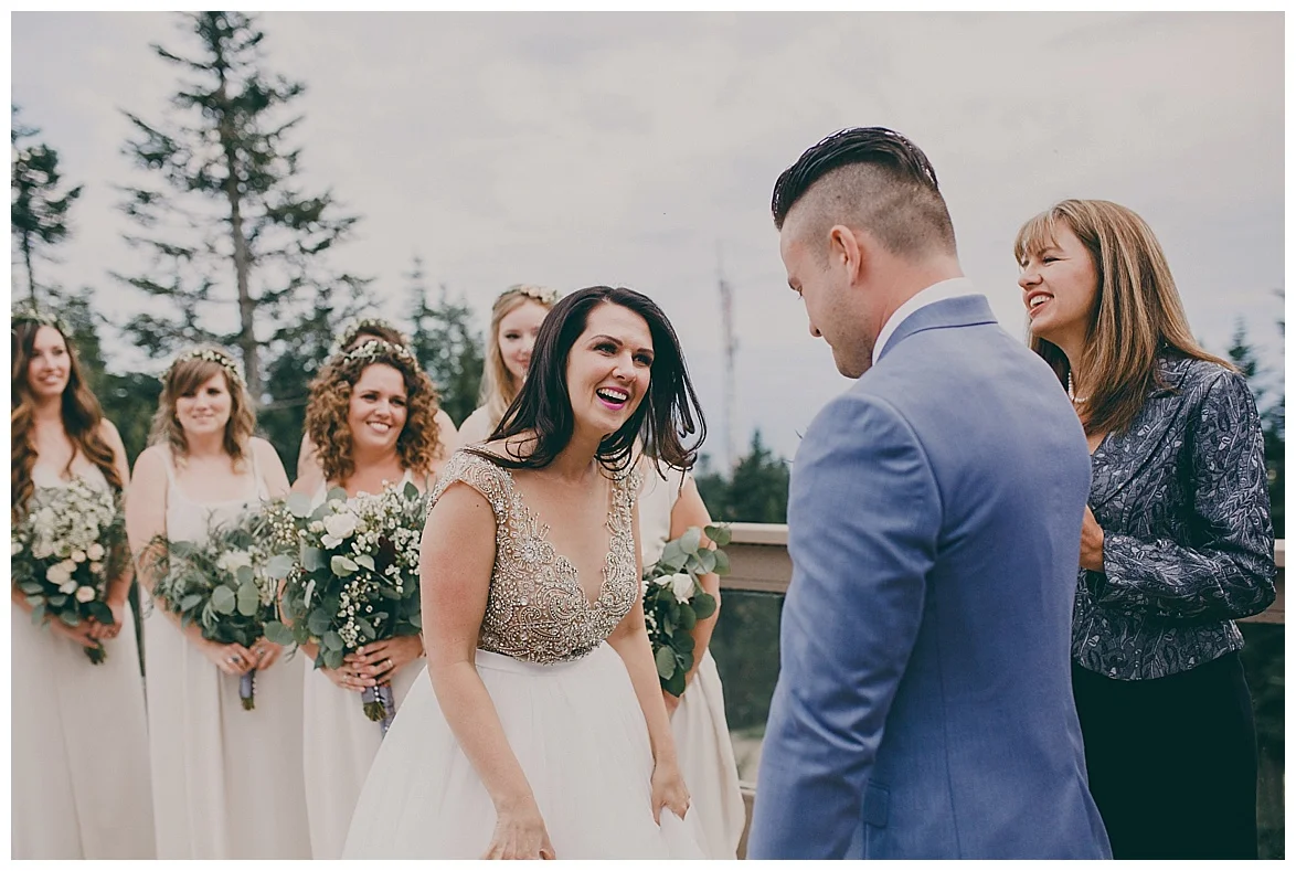 wedding photography at grouse mountain