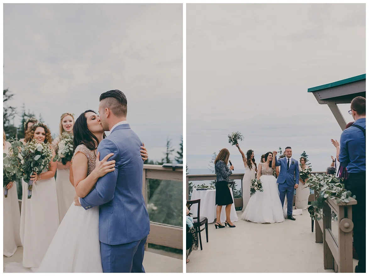 wedding photography at grouse mountain