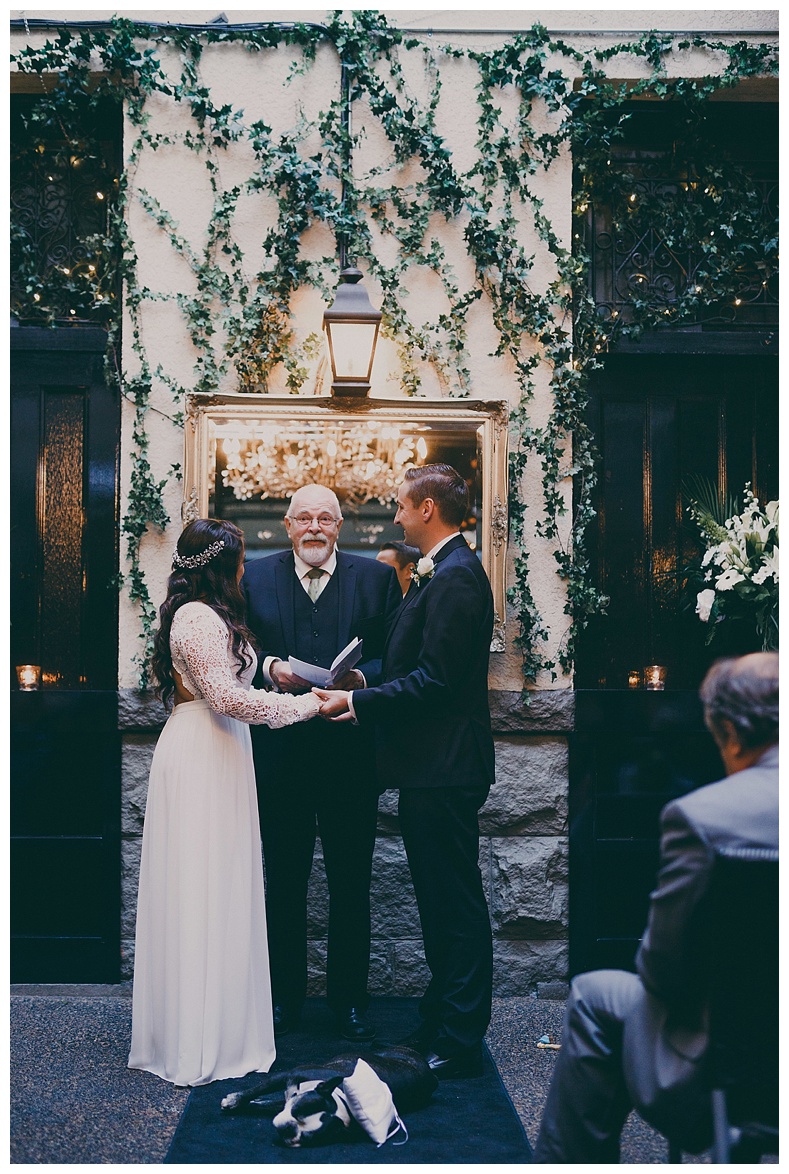 brix and mortar wedding