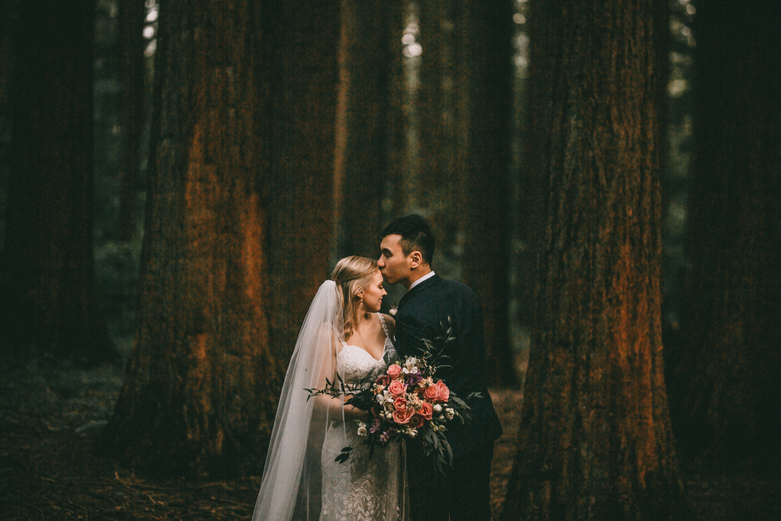 redwoods park in surrey elopement