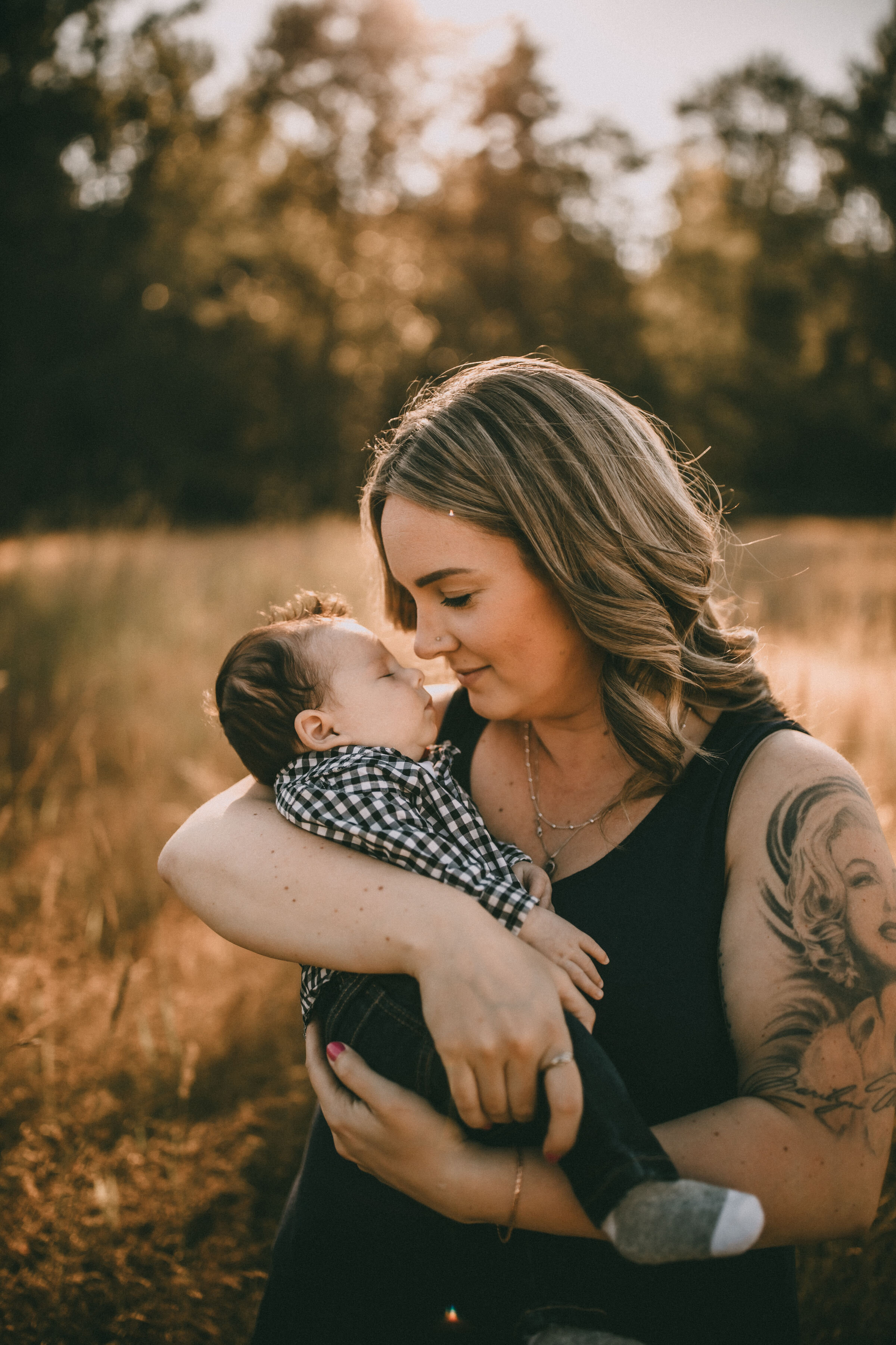 Langley family newborn photographer