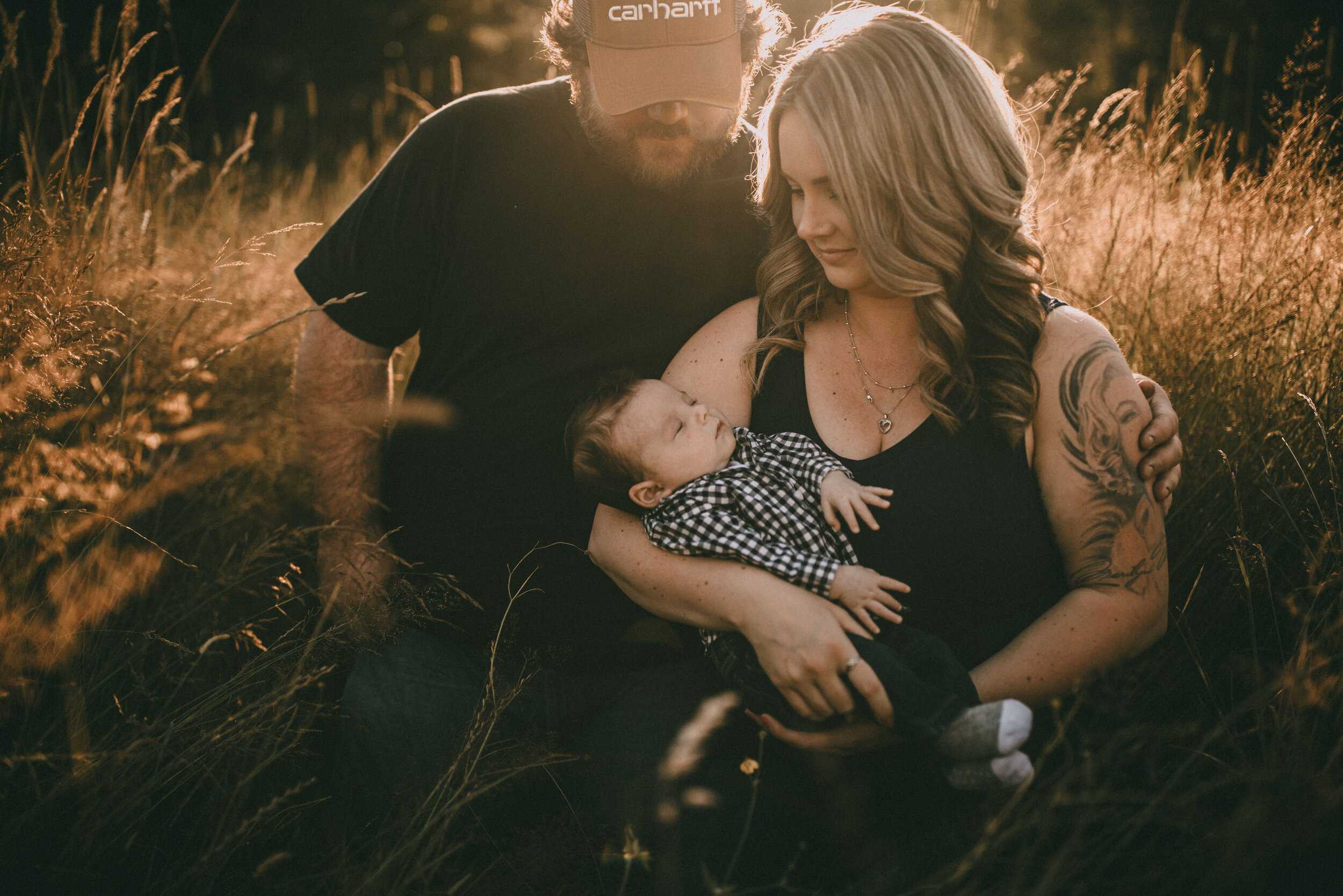 Langley family newborn photographer