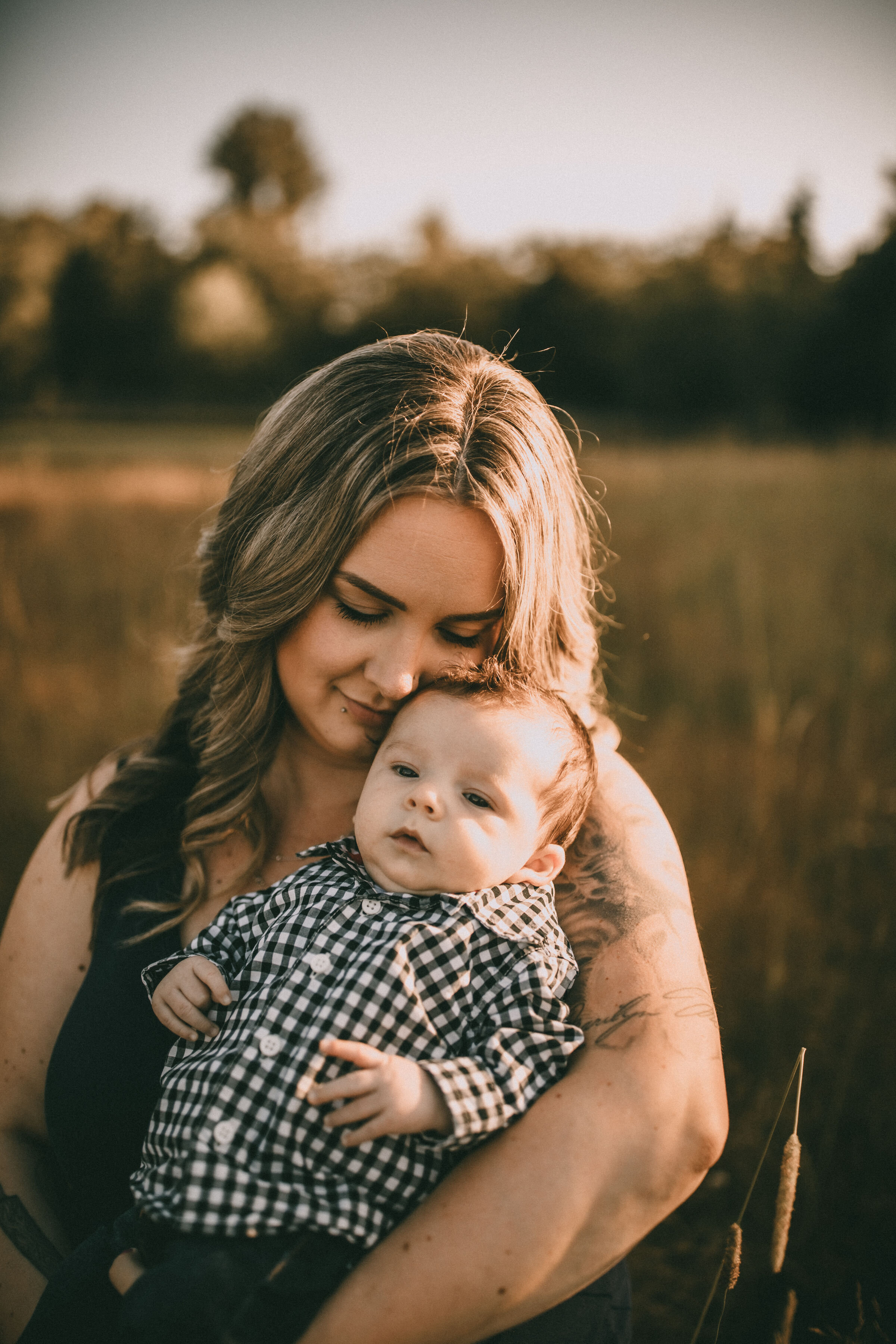 Langley family newborn photographer