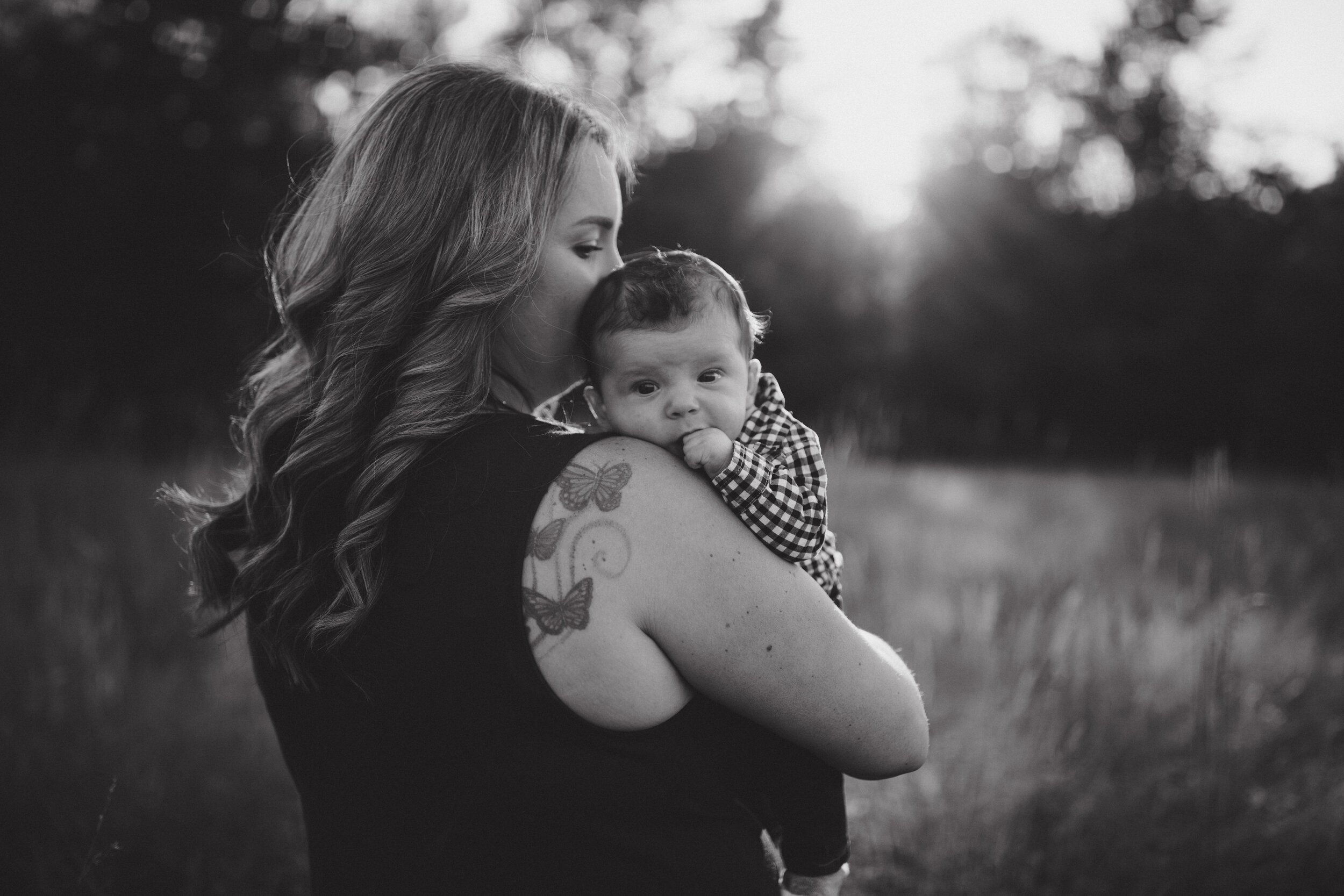 Langley family newborn photographer