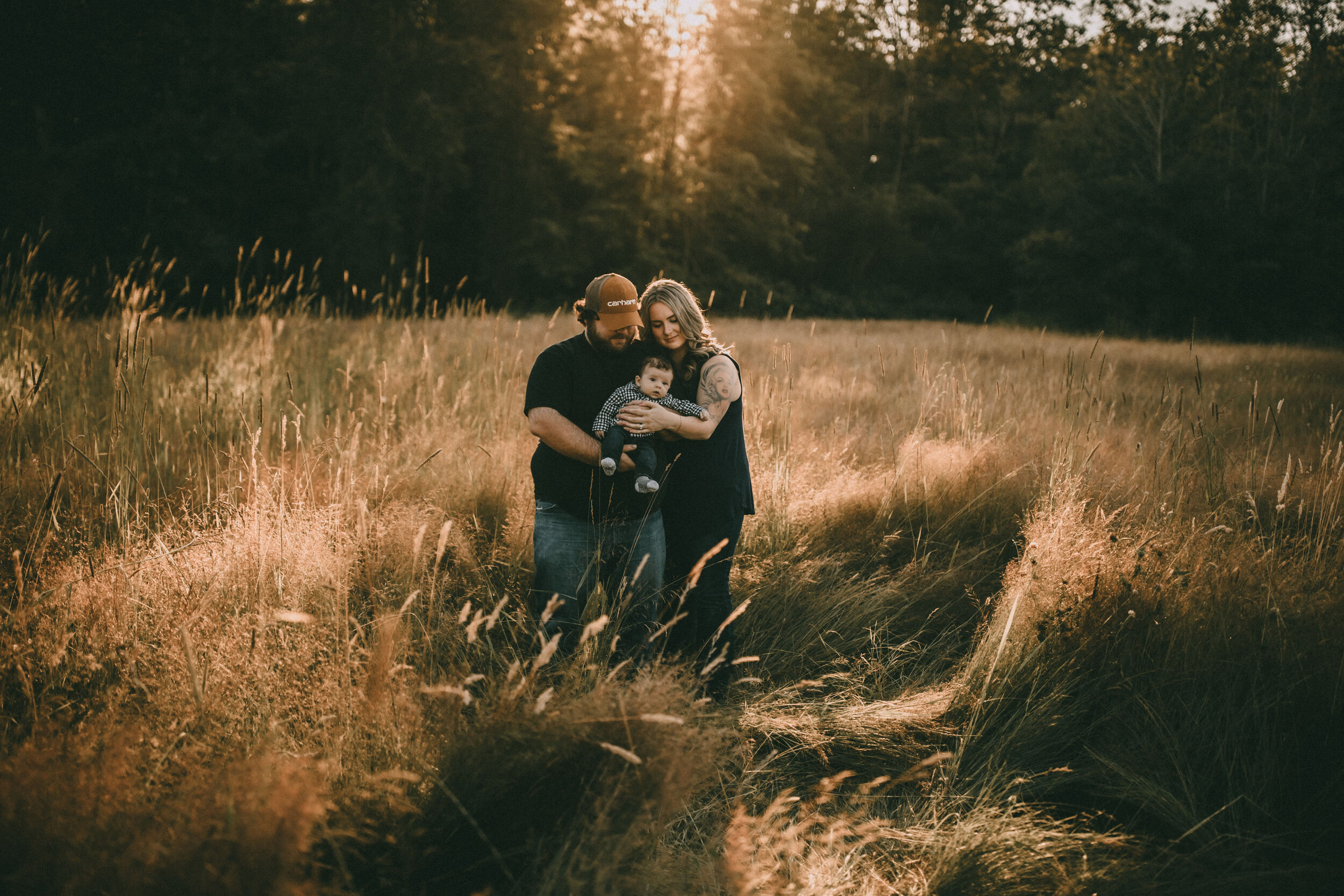 Langley family newborn photographer