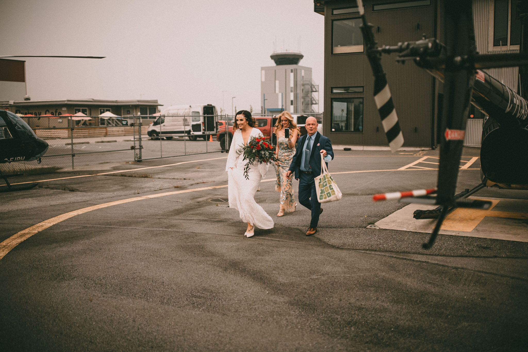sky helicopters elopement