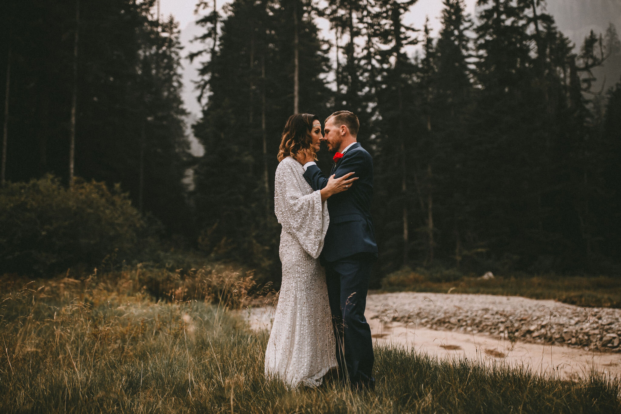 elopement with sky helicopters