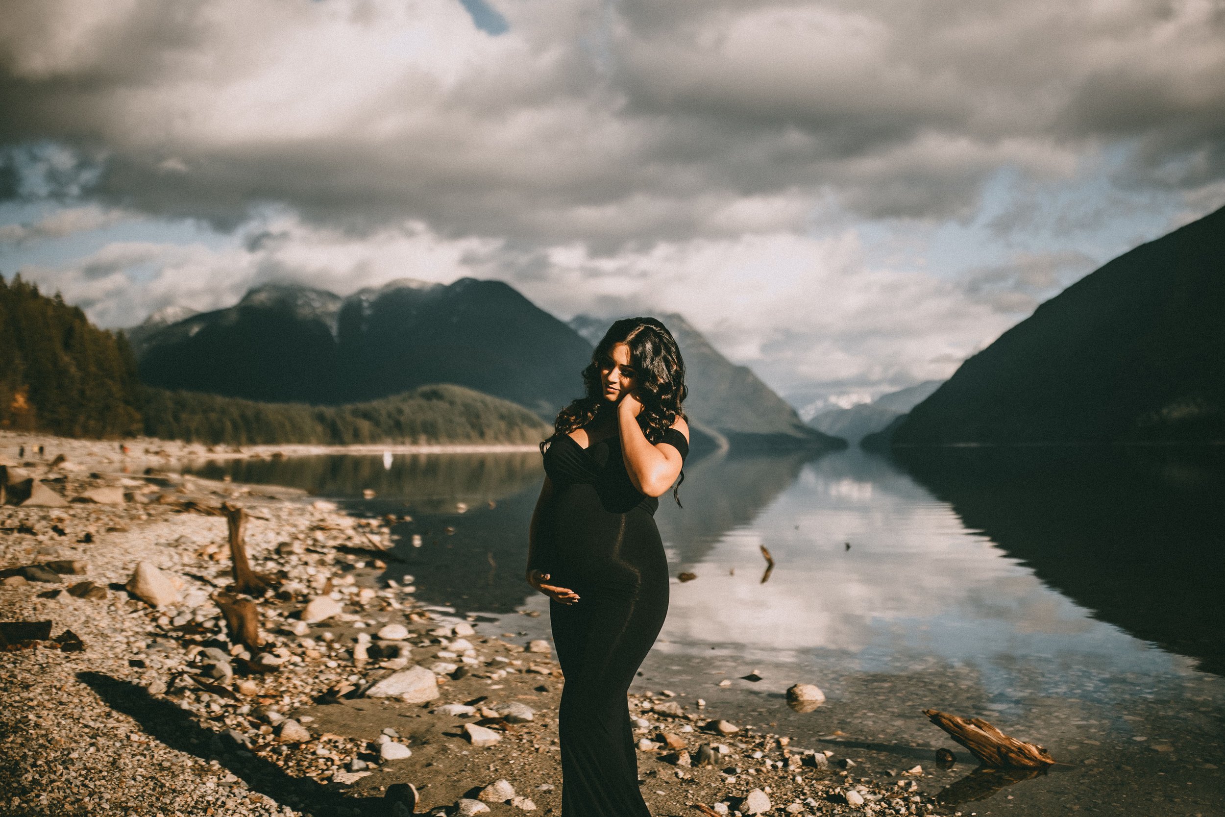 golden ears, alouette maternity session.