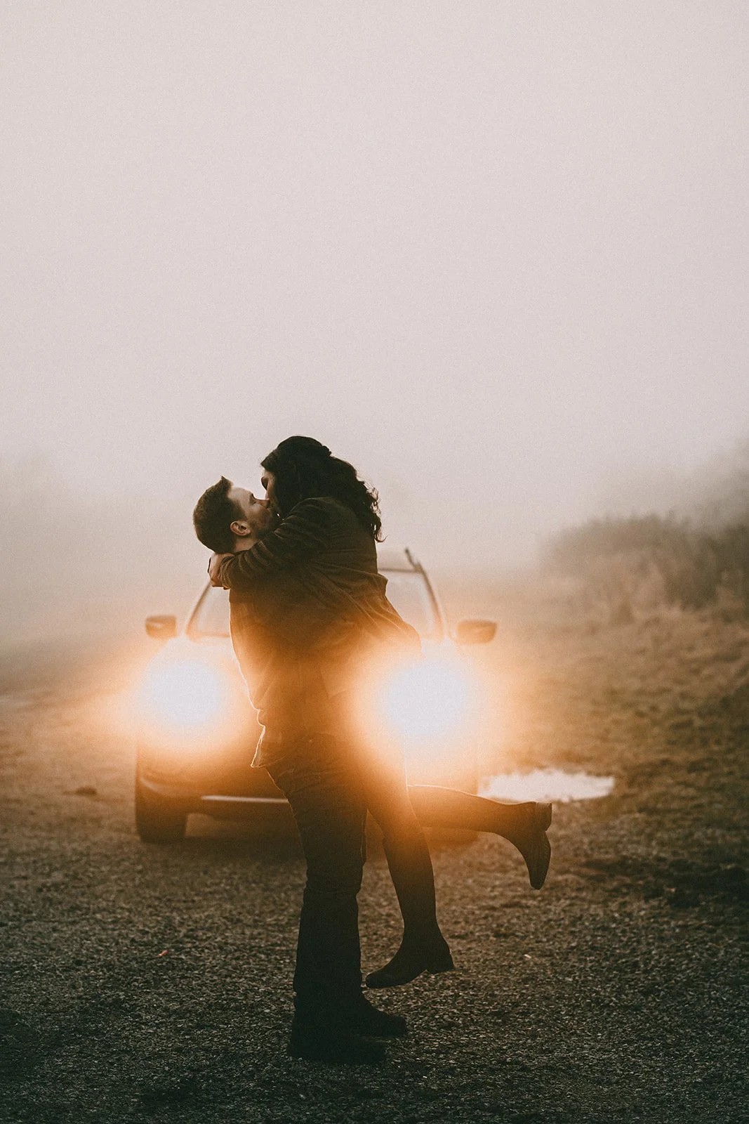 A Foggy Engagement, by Vancouver Photographer
