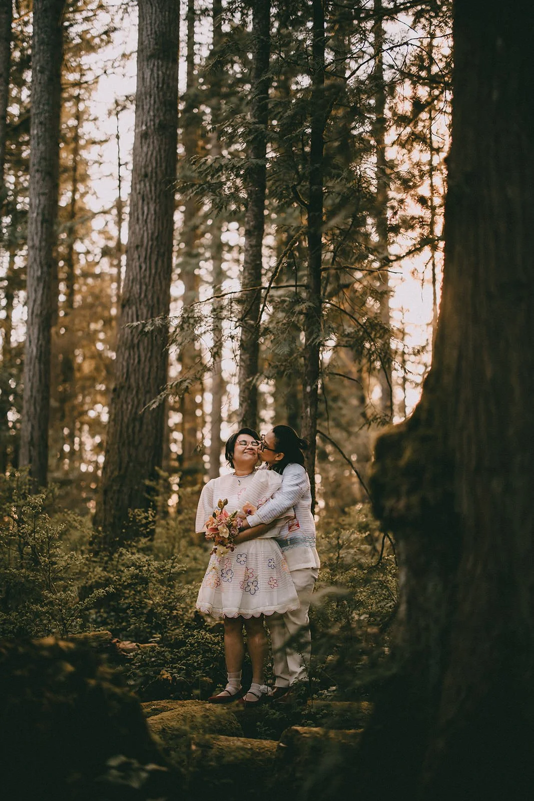 lynn canyon elopement north vancouver