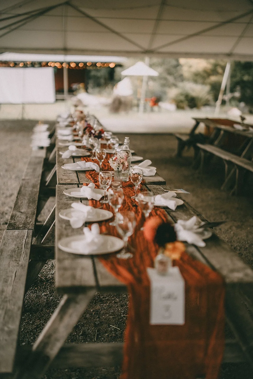 wedding reception at cheekeye ranch