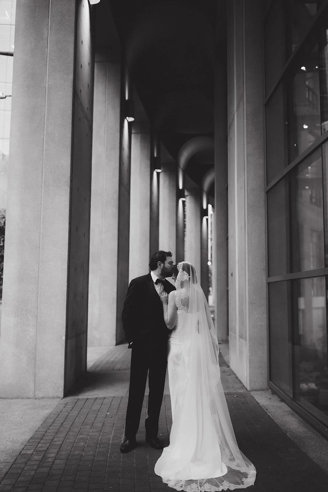 wedding photos at vancouver public library