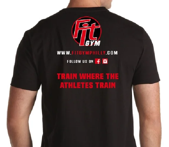 Black Fit Gym T-shirts - All Sizes