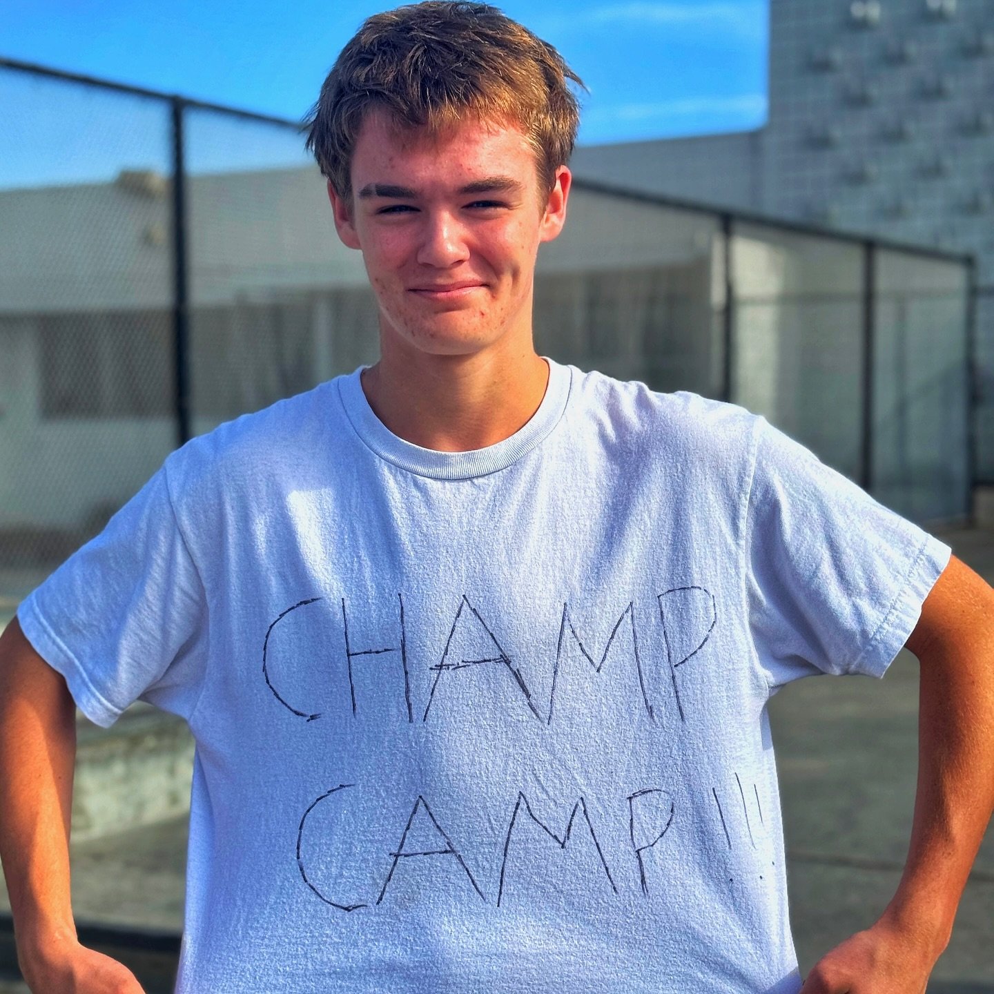 When all the merch sells out in the Swag Shack, so you have to get creative&hellip;

Artist: Coach Ford
Modeled by: Coach Cole

FOLLOW: @ChampCampSwagShack
_____
👌#HighFivesAndGoodVibes&trade;️ 
.
.
.
.
.
#CaliforniaStyle #ChampCampMerch #beachlife 