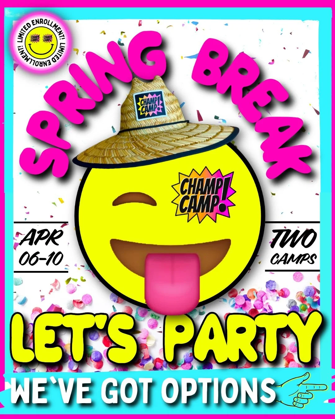 Spring Break&rsquo;s just down the road, and we&rsquo;re comin&rsquo; in 🔥 with TWO CAMP OPTIONS!

Whether it&rsquo;s 🚙 Adventure Camp cruisin&rsquo; to epic field trips around the 📍South Bay all weeks, or 🛹 Skate Camp shredding at the 📍El Segun