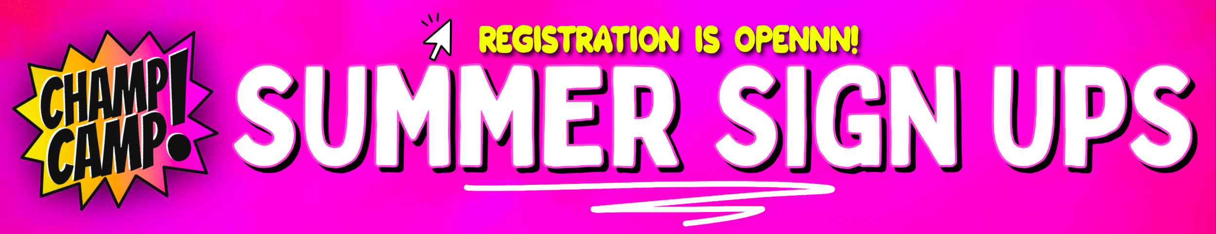 champ camp summer sign ups 2026 kids beach skate camps