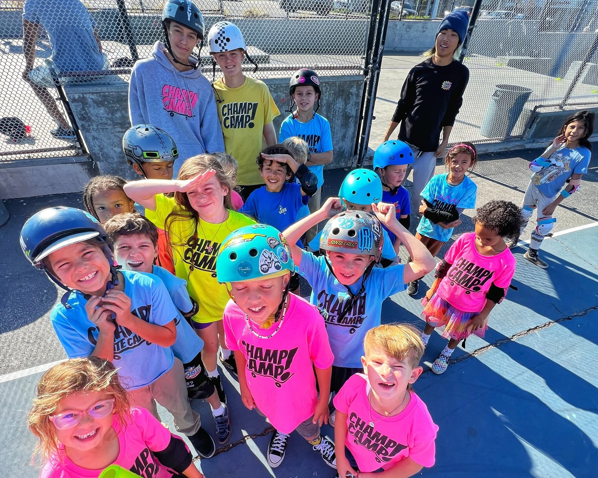 kids at skateboard camp el segundo california