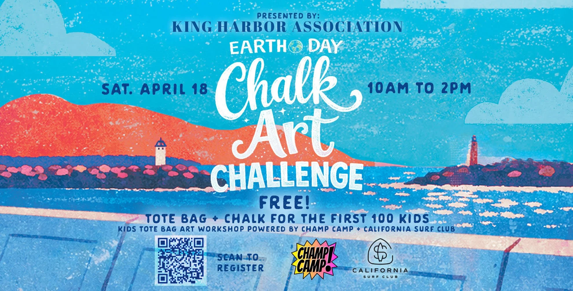 earth day redondo beach champ camp california surf club