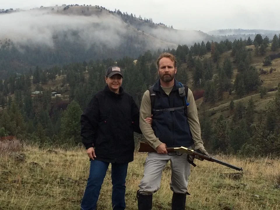 Hiking the fence line