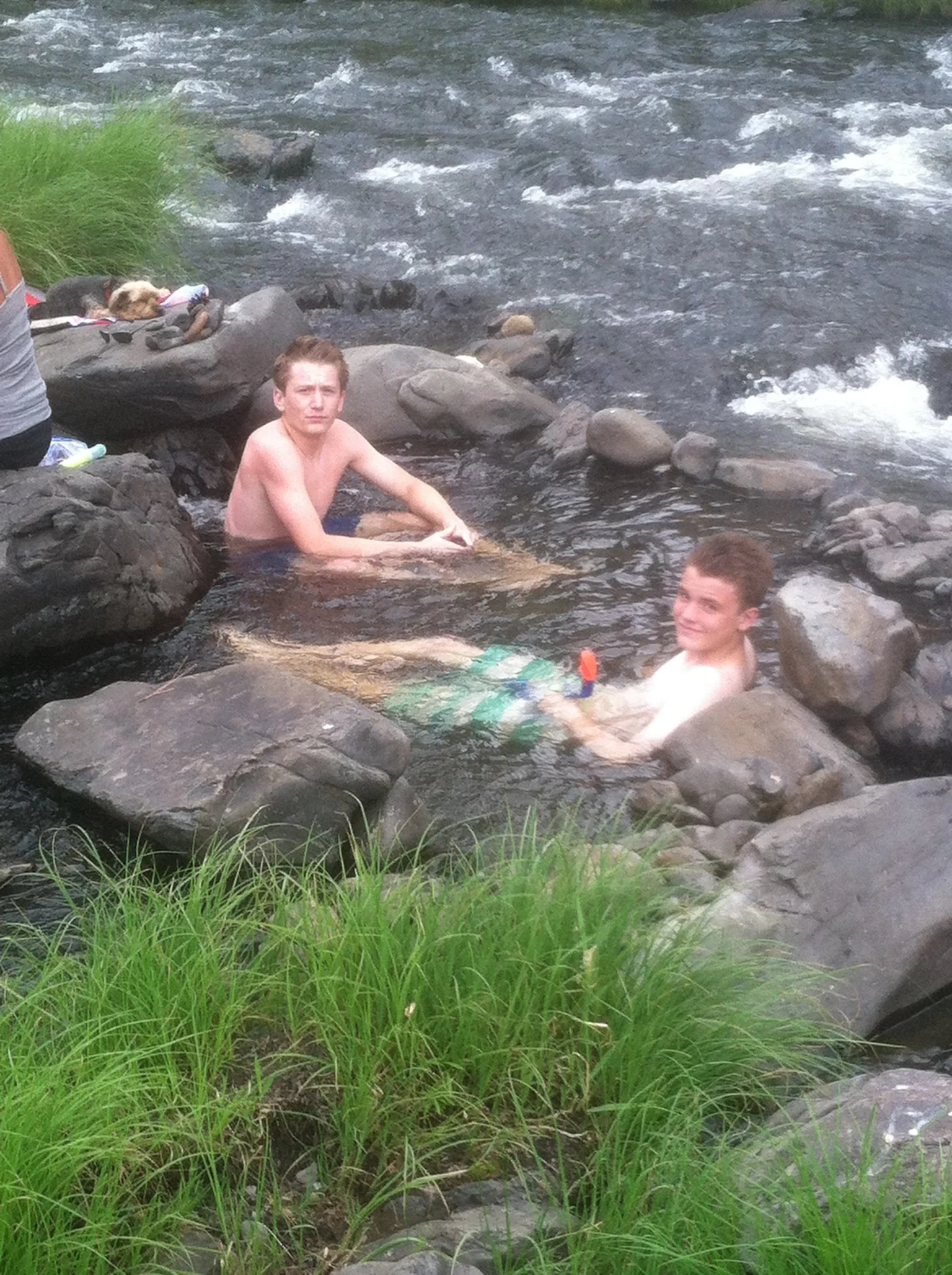 The river